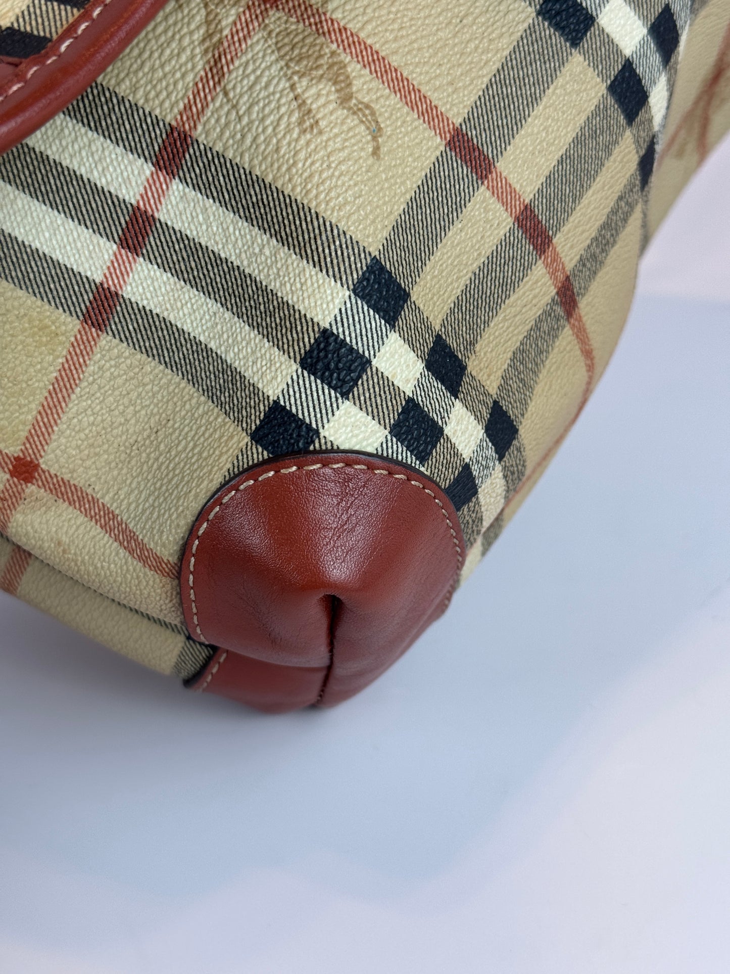 BURBERRY Haymark Check Messenger bag