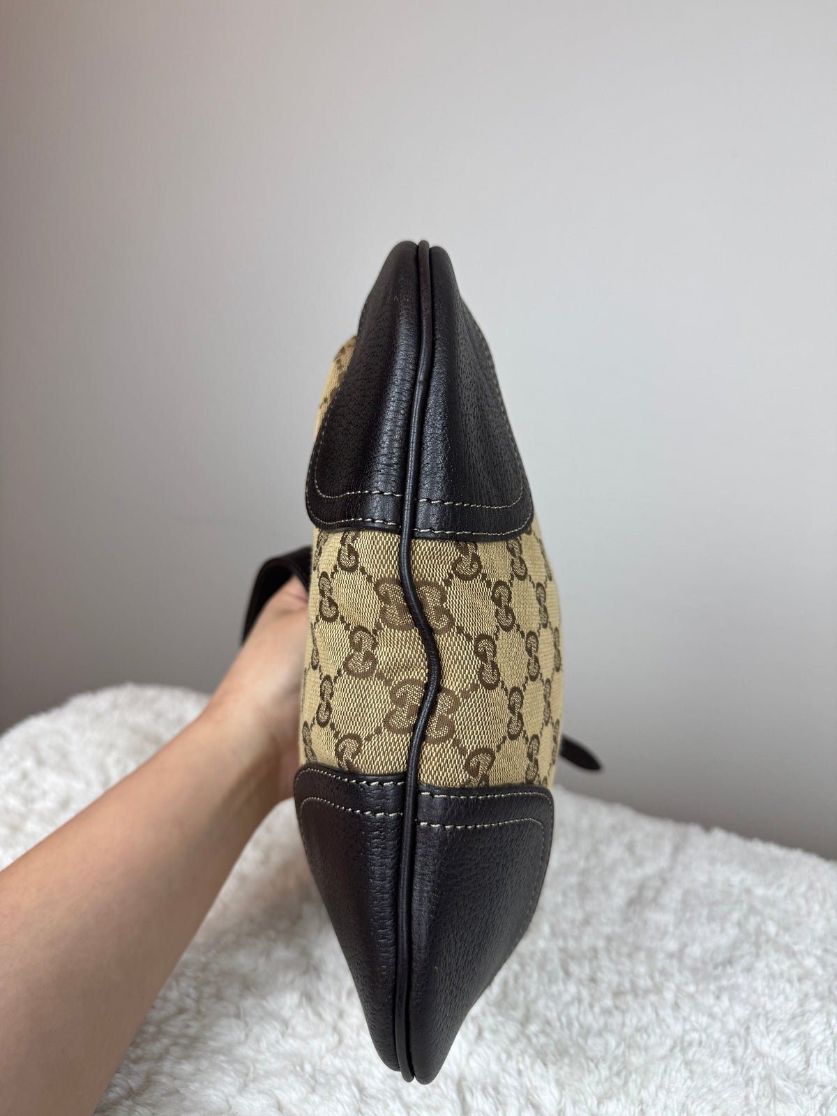 Gucci Web Bow mayfair Crossbody GG canvas