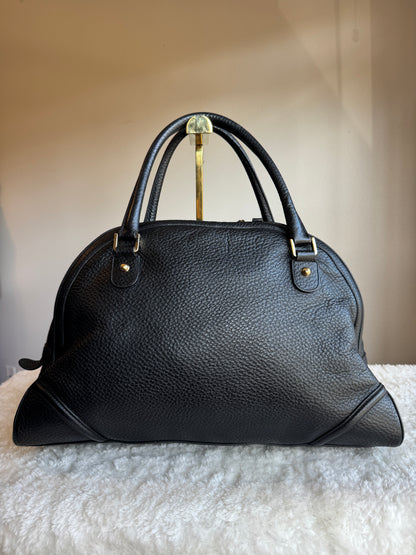 Gucci Web Pebbed Leather Blonde Bowler