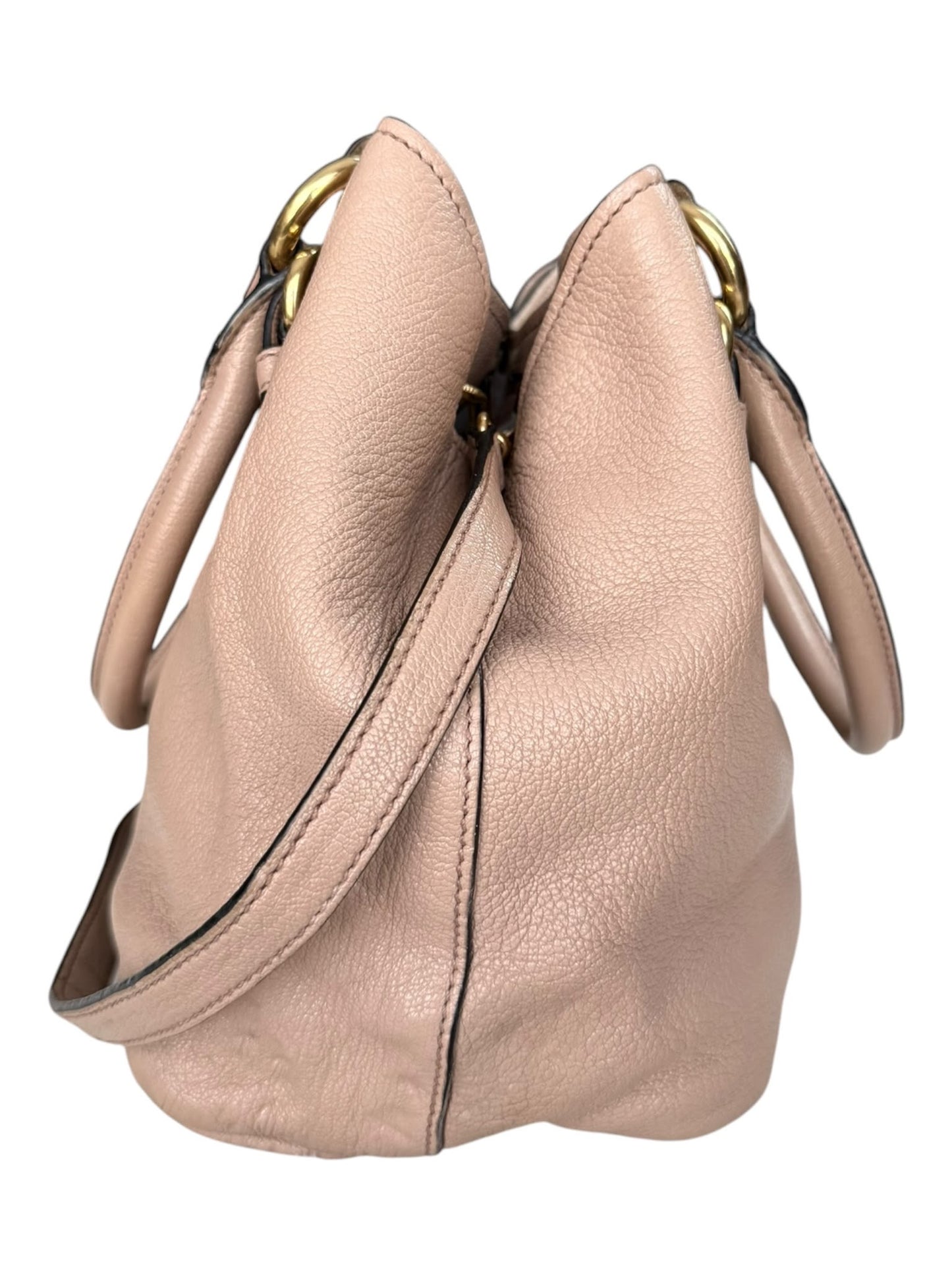 Miumiu Top handle Leather Pink