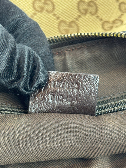 Gucci Web Halfmoon GG Canvas Medium