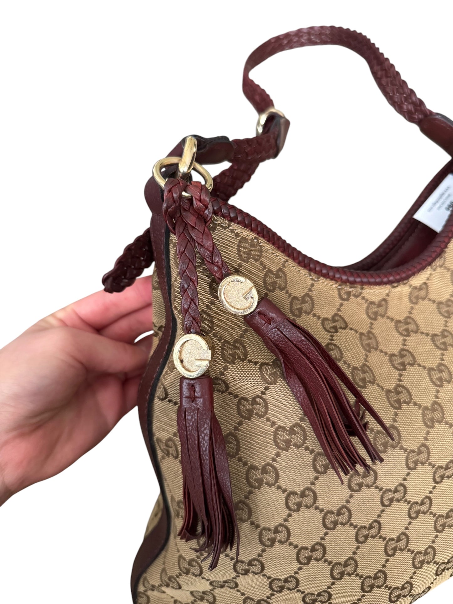 Gucci Marrakech Hobo GG Canvas Medium