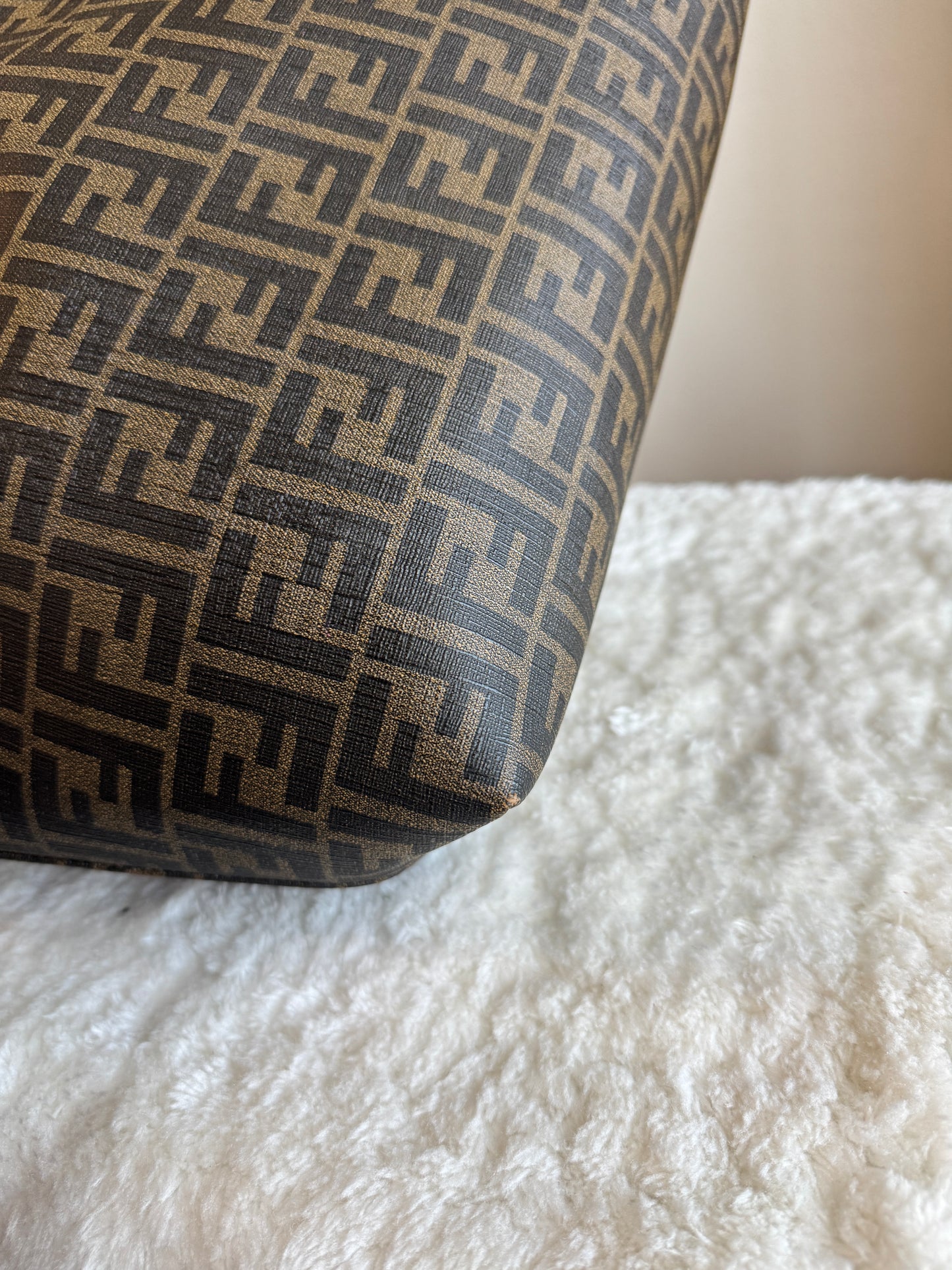 FENDI Roll Tote Zucca Coated Canvas Medium