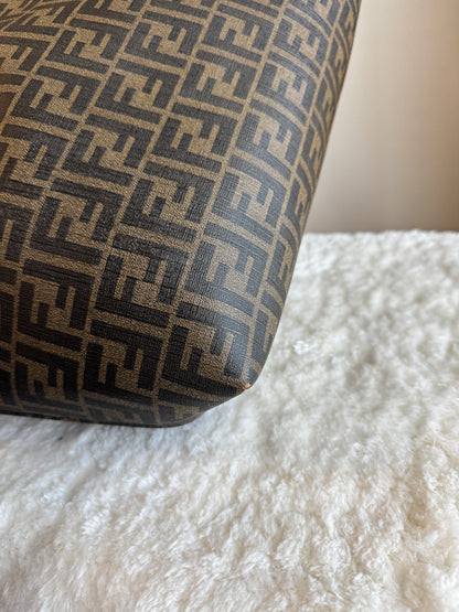 FENDI Roll Tote Zucca Coated Canvas Medium