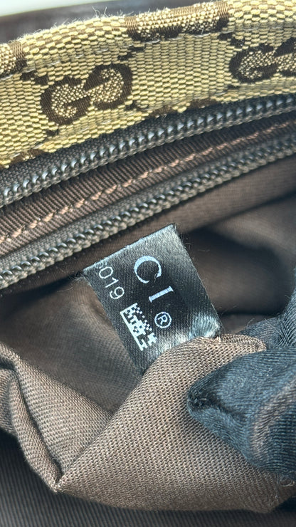Gucci GG Canvas Web Tote Bag