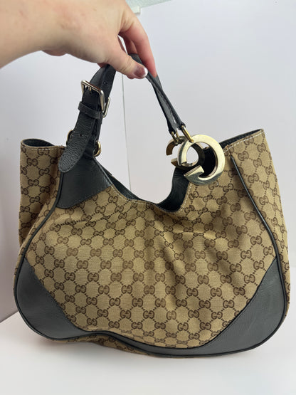Gucci Charlotte Logo GG Limited Canvas Grey