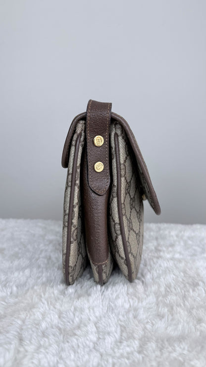 GUCCI GG Supreme Ophidia Crossbody Coated Canvas