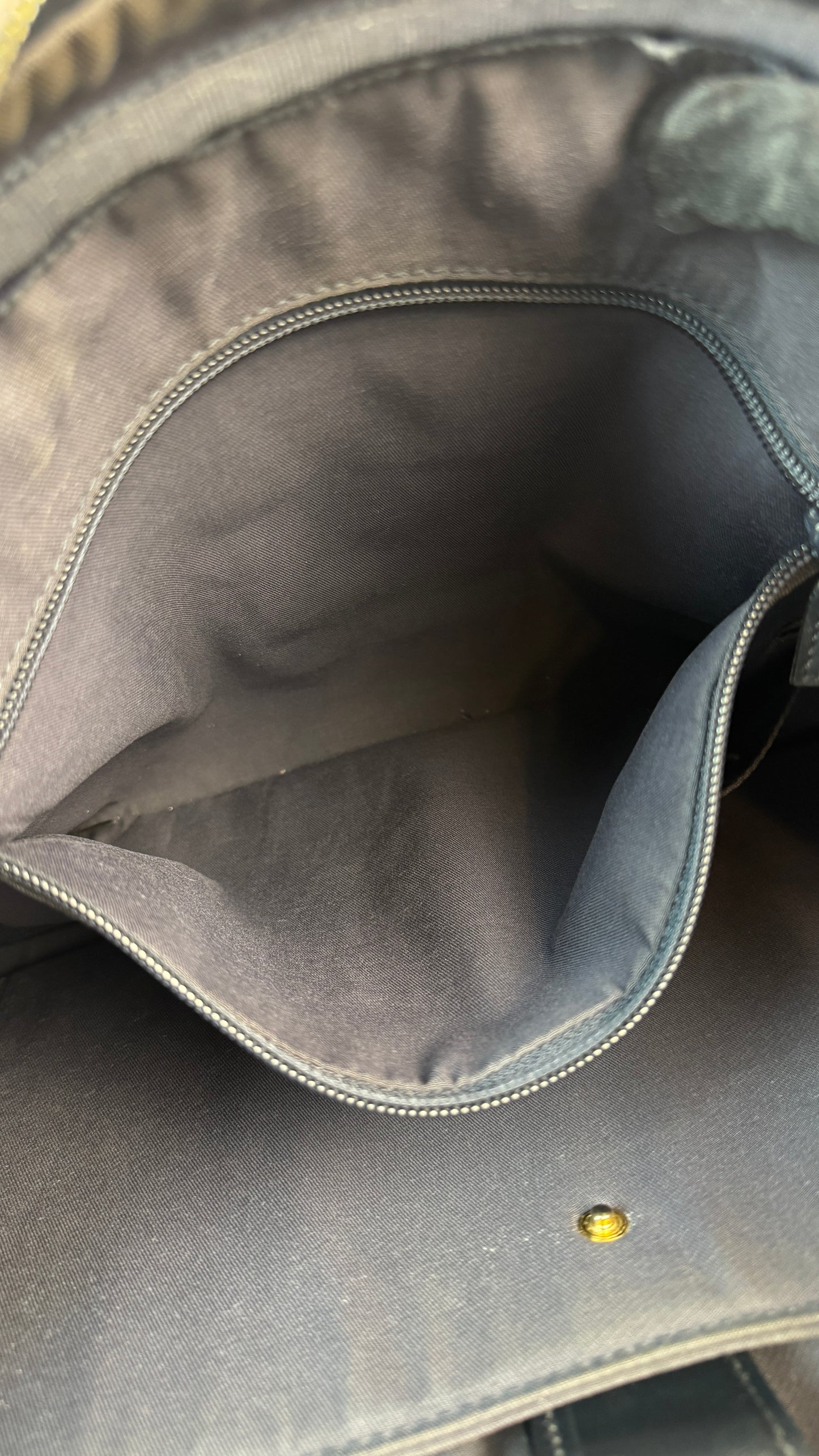 Gucci Web Briefcase GG Canvas Navy