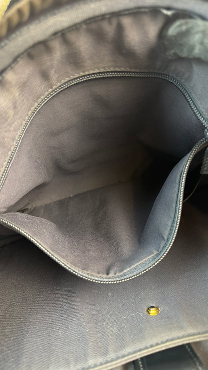 Gucci Web Briefcase GG Canvas Navy