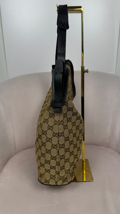 Gucci GG Canvas Hobo Shoulder Bag (Vintage)