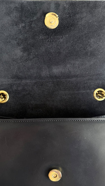 Saint Laurent Kate Small Tassel Leather Black