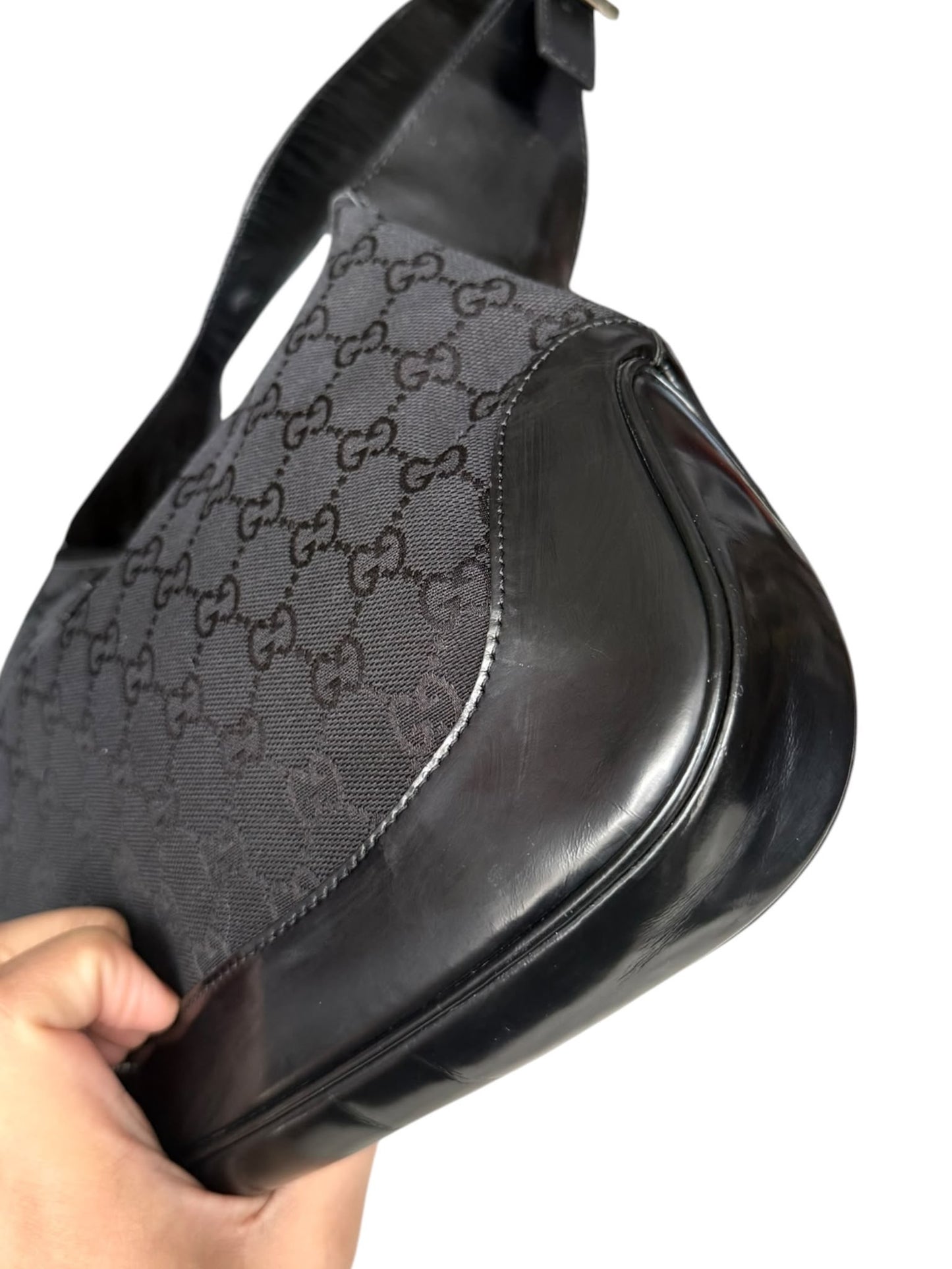 Gucci Jackie monogram GG Canvas Black