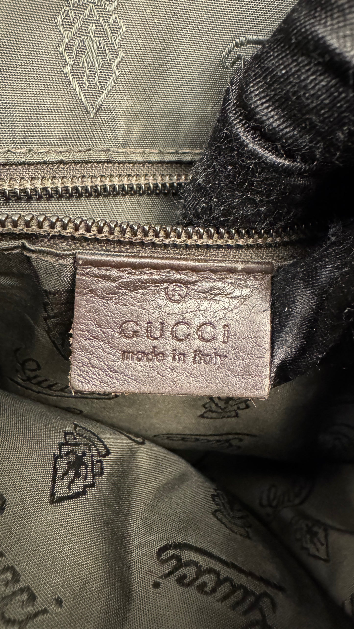 Gucci Flap Messenger Coated Canvas Monogram Brown