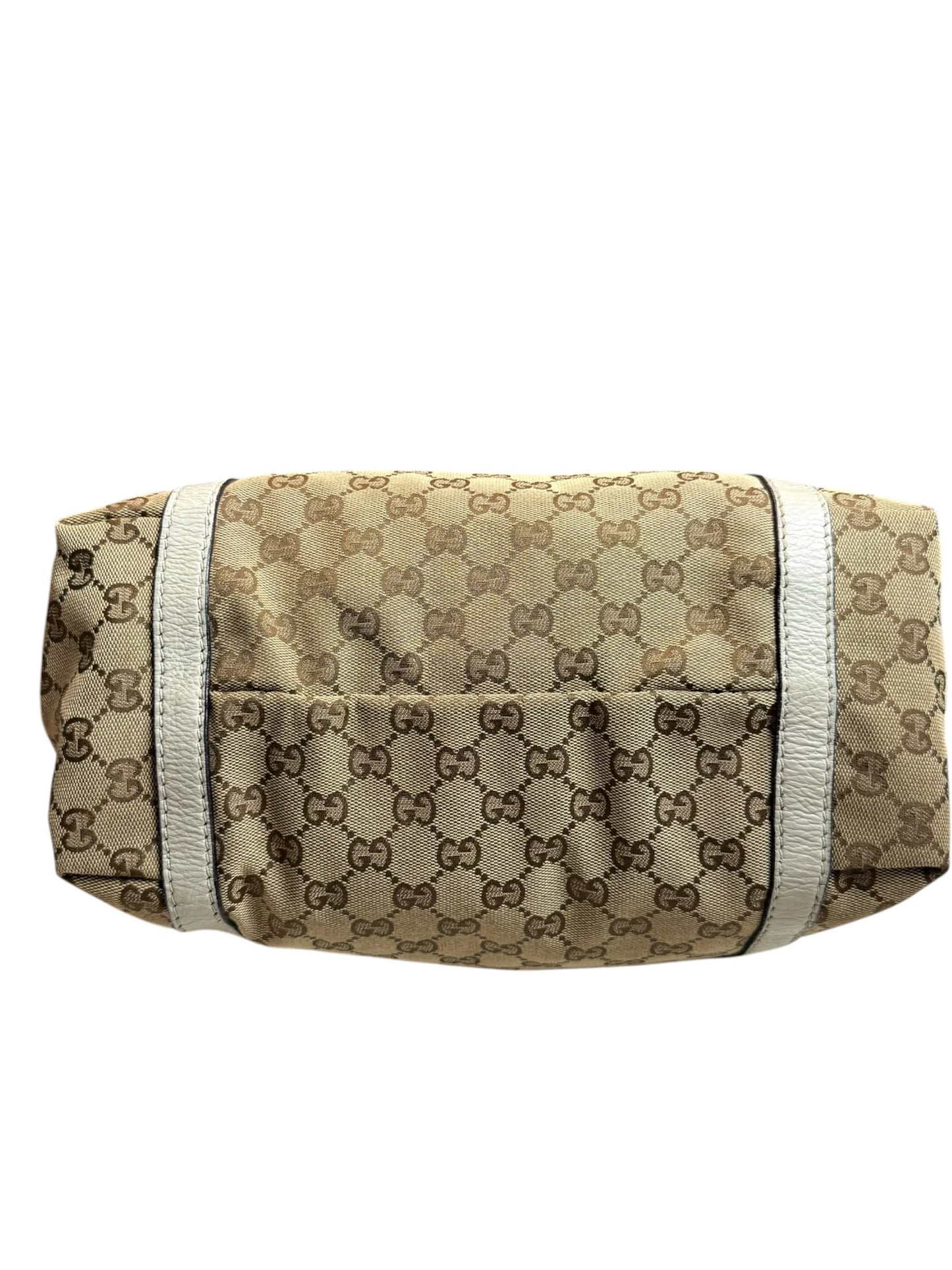 Gucci web New Ladies Hobo or tote GG Canvas white
