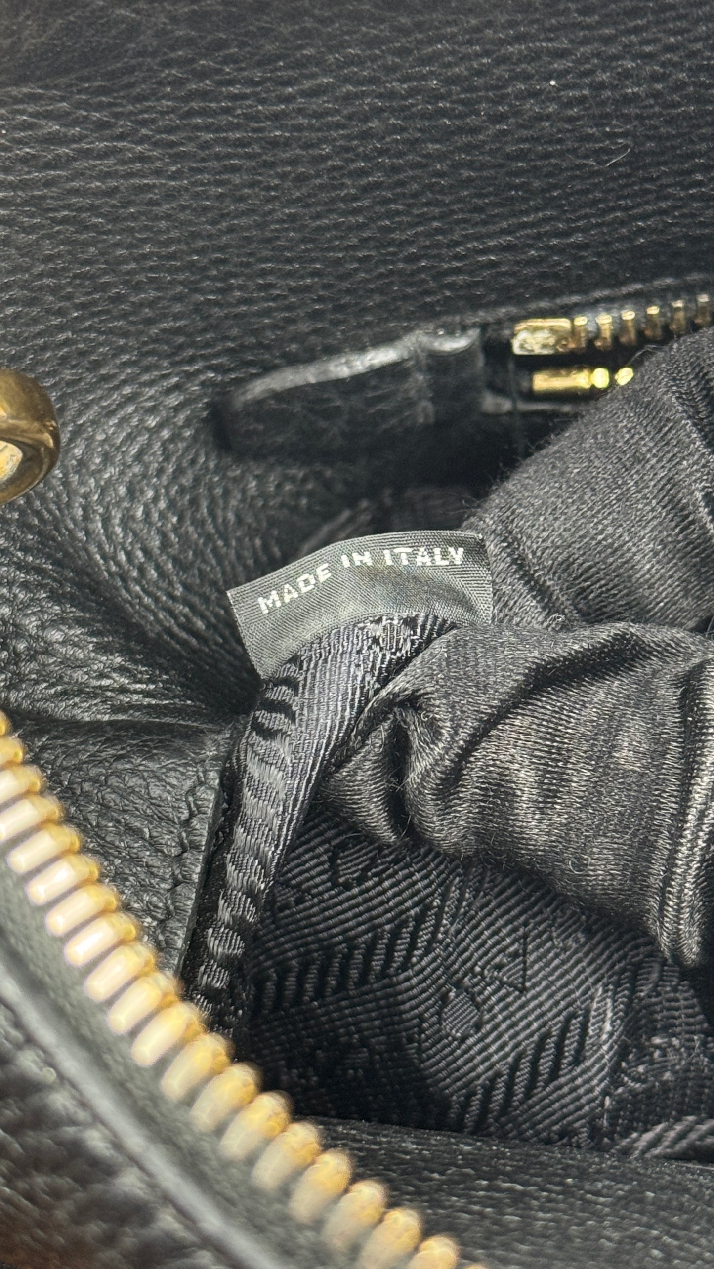 Prada Vitello Daino Leather Tote Black