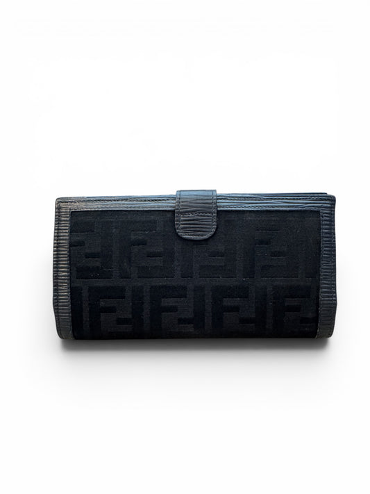 WA18👛Fendi FF Long wallet Black
