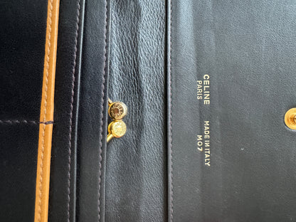 Celine long wallet leather