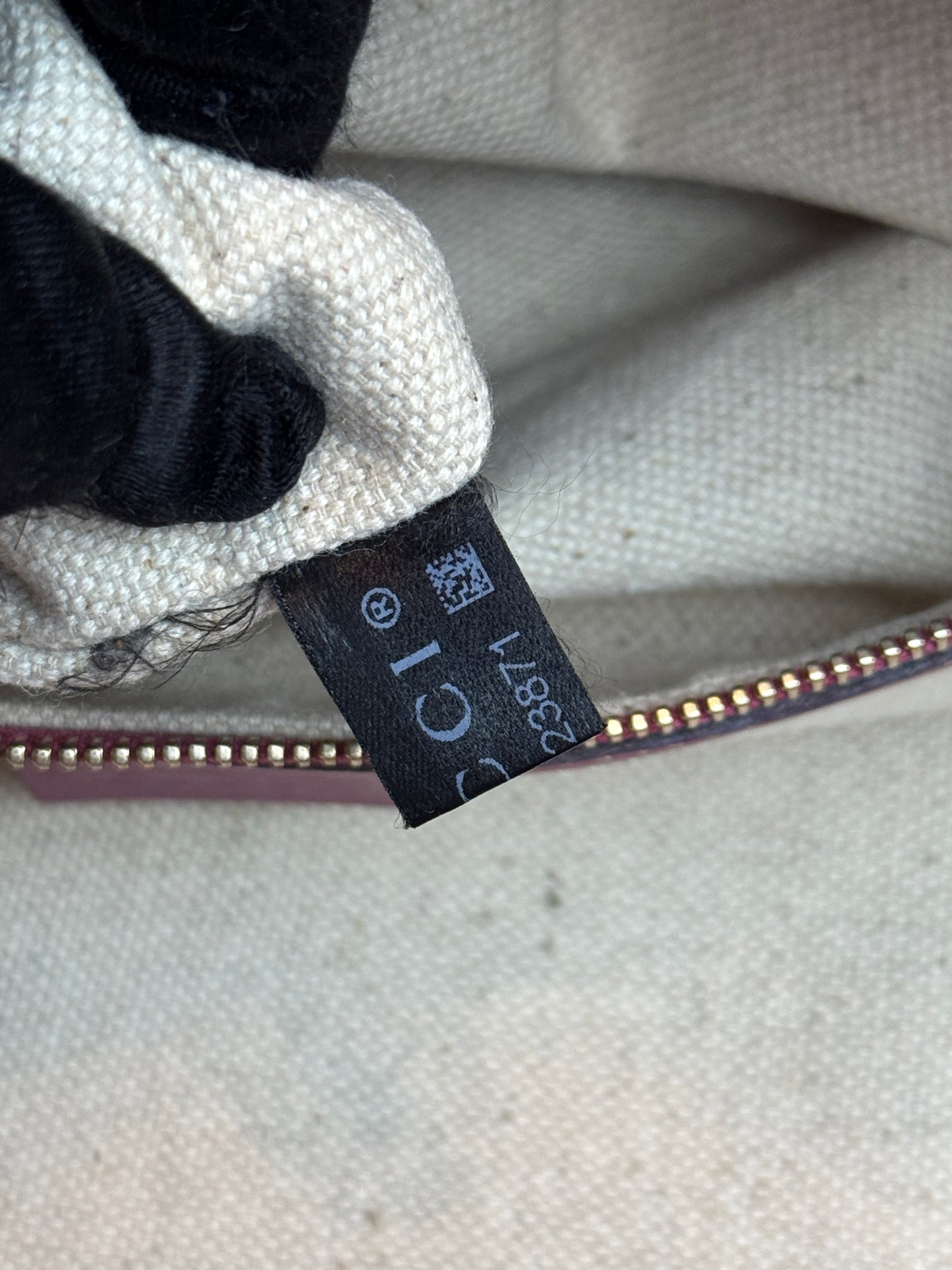 GUCCI Bree Shoulder Leather Pink