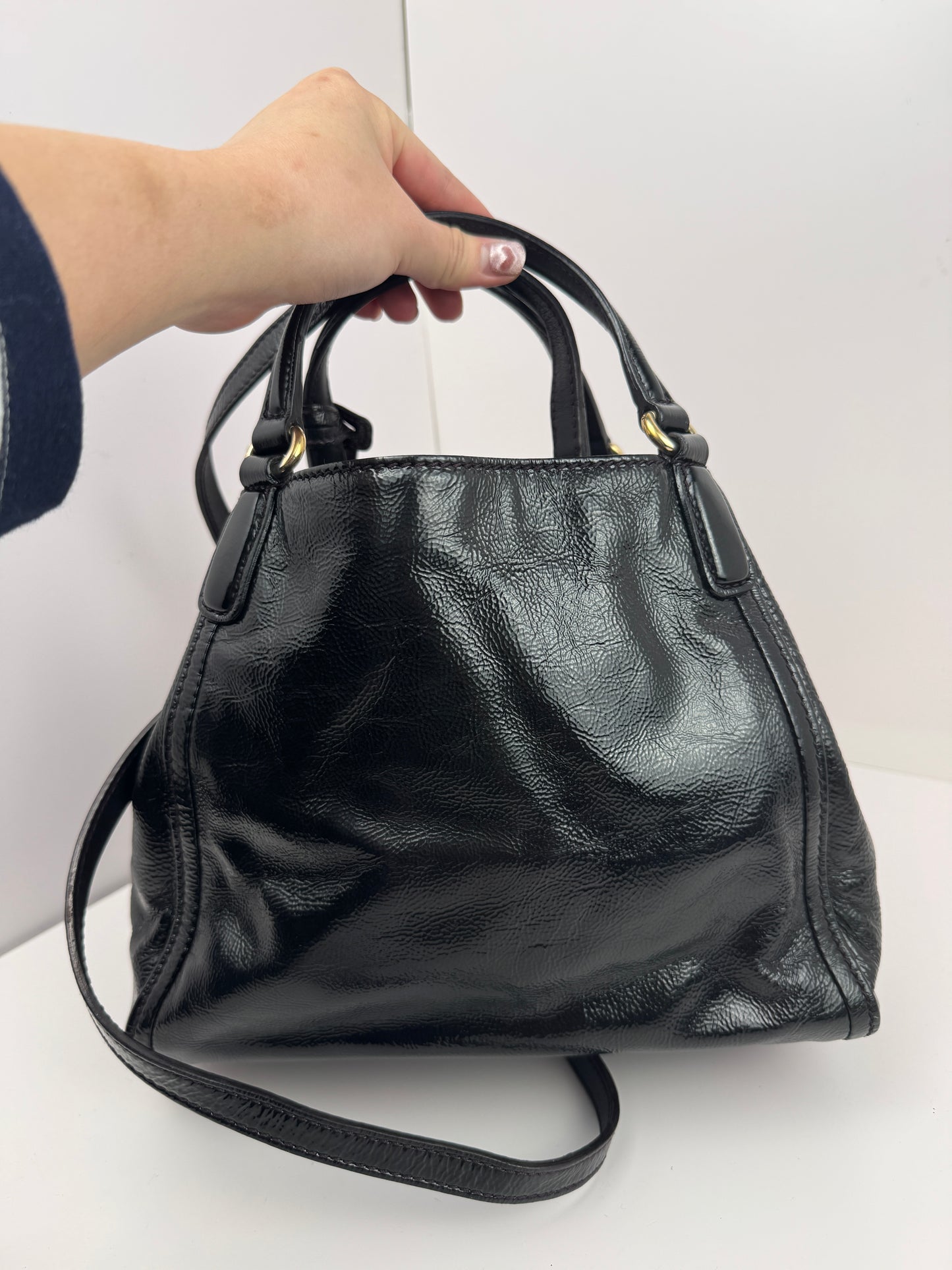 Gucci Interlocking G Soho Crossbody Black