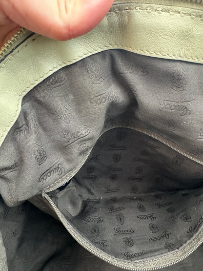 Gucci Sukey Boston GG Canvas White