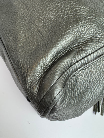 Gucci Soho Leather medium Grey  Bag