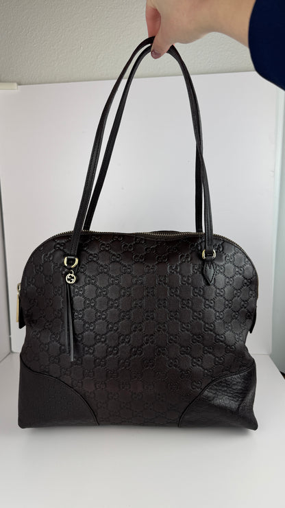 Gucci Bree Dome Tote Guccissima Leather Medium