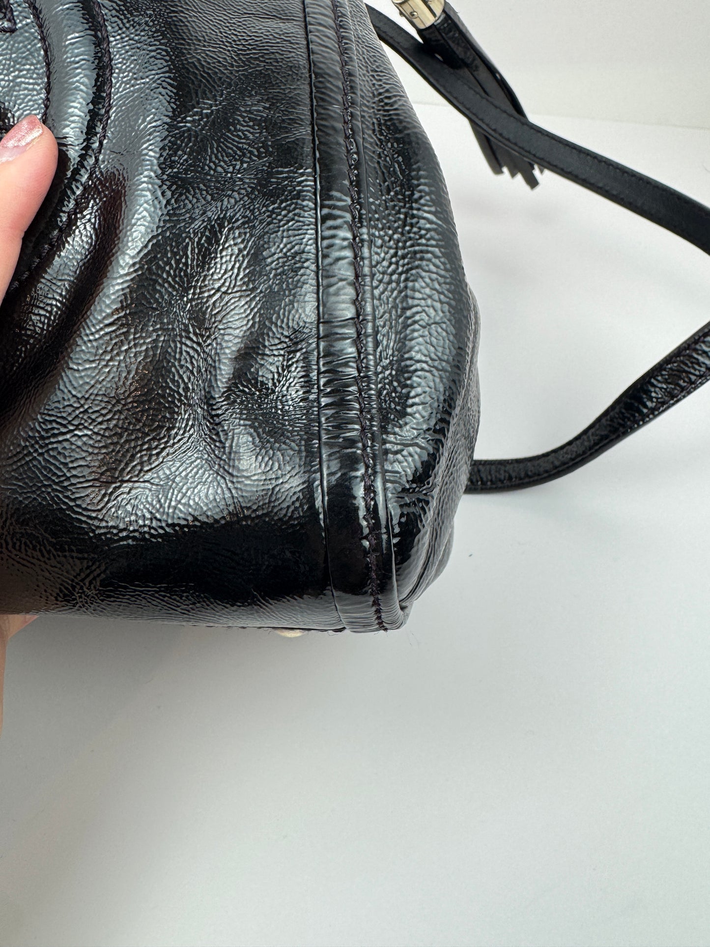 Gucci Interlocking G Soho Crossbody Black