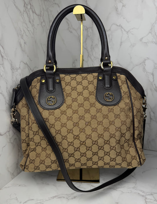 Gucci Scarlettt 2 way Tote Shoulder Bag GG