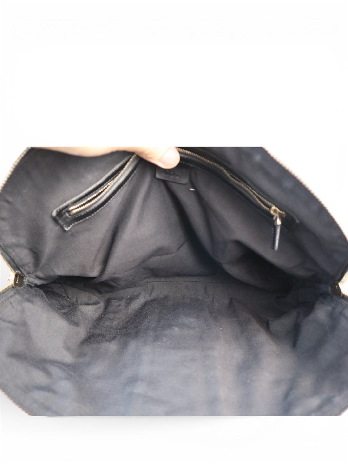 Gucci Reins GG Canvas Shoulder bag Black