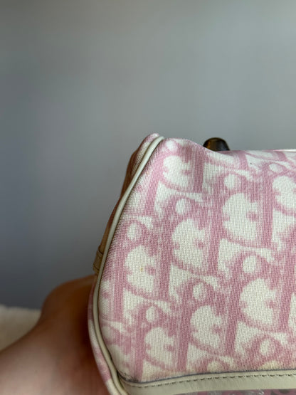 CHRISTIAN DIOR Bowler Monogram pink