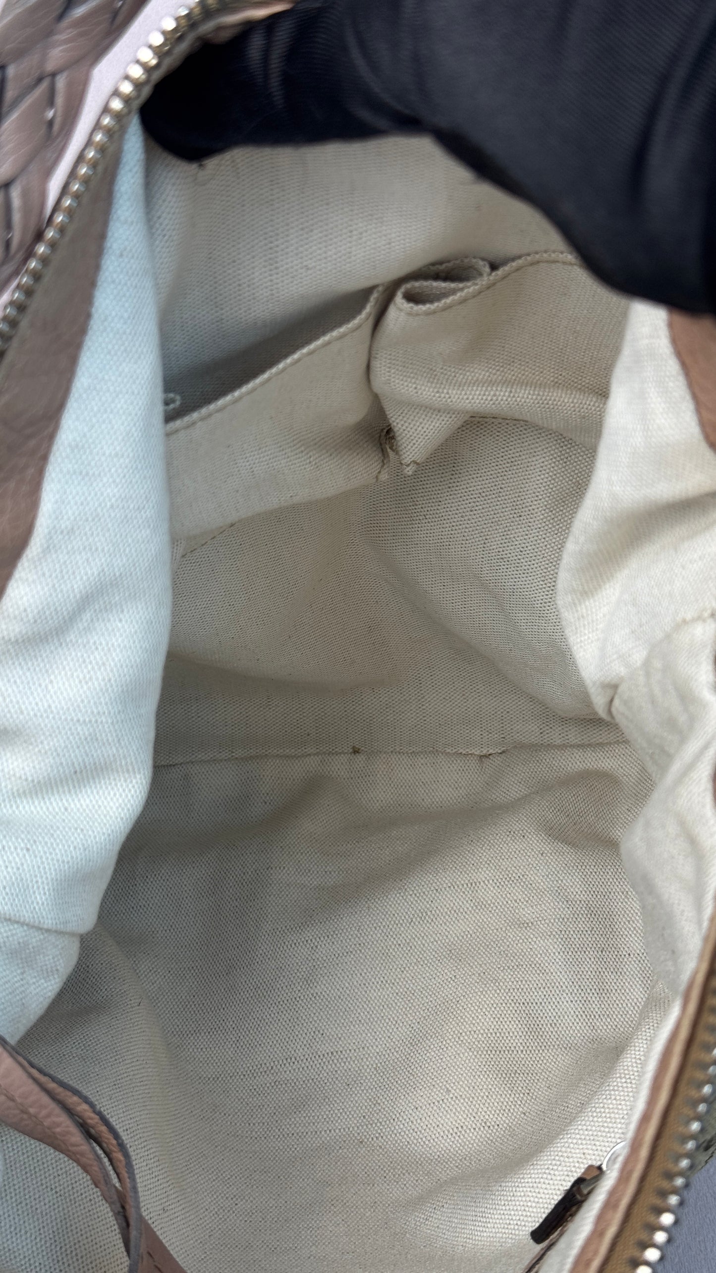 Gucci Hobo Bamboo Bar Shoulder bag Nude Pink