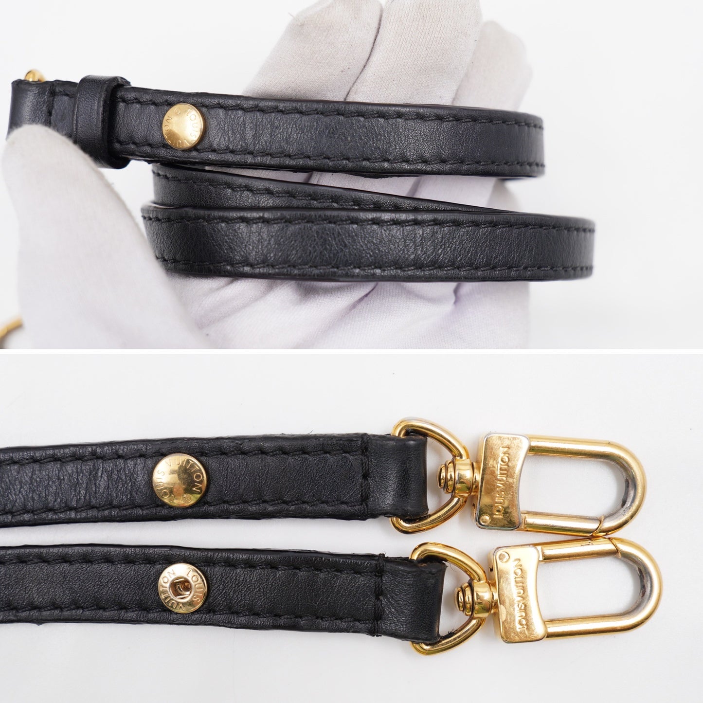 Louis Vuitton Noé BB / Shoulder Bucket Bag – Monogram Canvas with Black Leather Trim