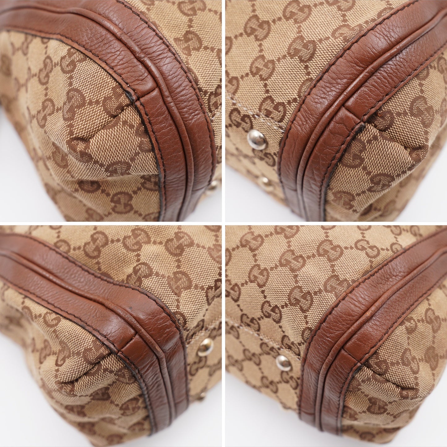 Gucci Bella Hobo GG Canvas Brown