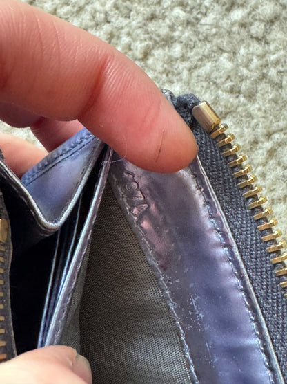 Miumiu Wallet Blue patent leather