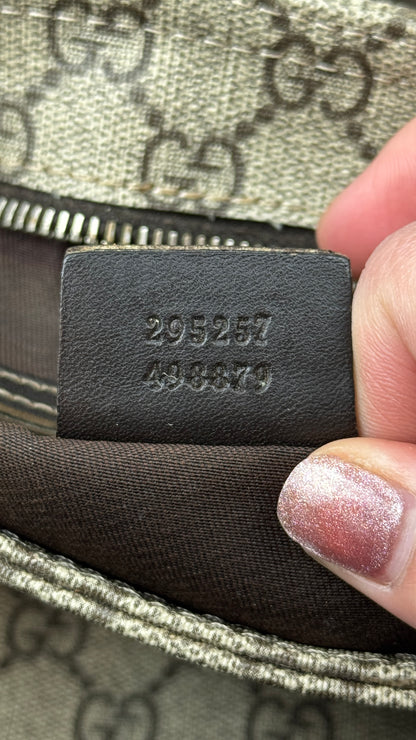 Gucci Flat Messenger GG Coated Canvas Medium