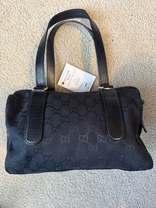 Gucci boston GG canvas Black
