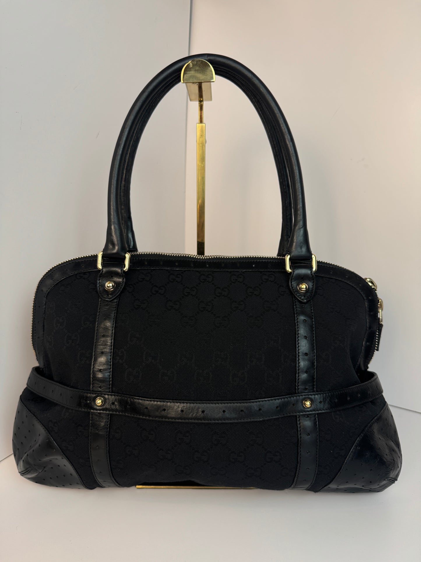 Gucci Web Stripe Interlocking logo GG Canvas