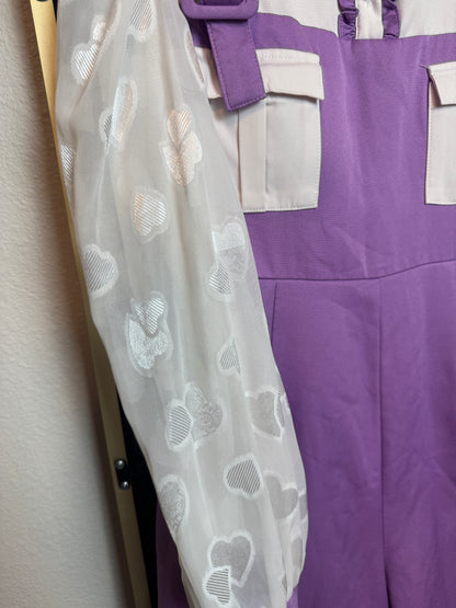 D10 👗Pre Owned Lavender Bunny Dress (All Sale are Final)
