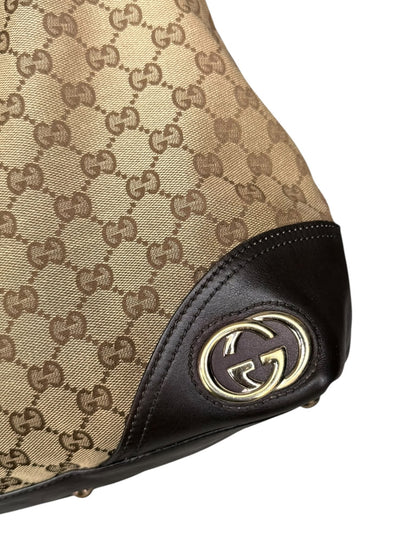 Gucci New Britt tote GG Canvas Medium