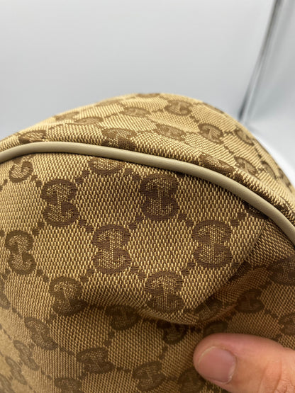 GUCCI New ladies Hobo GG Canvas White