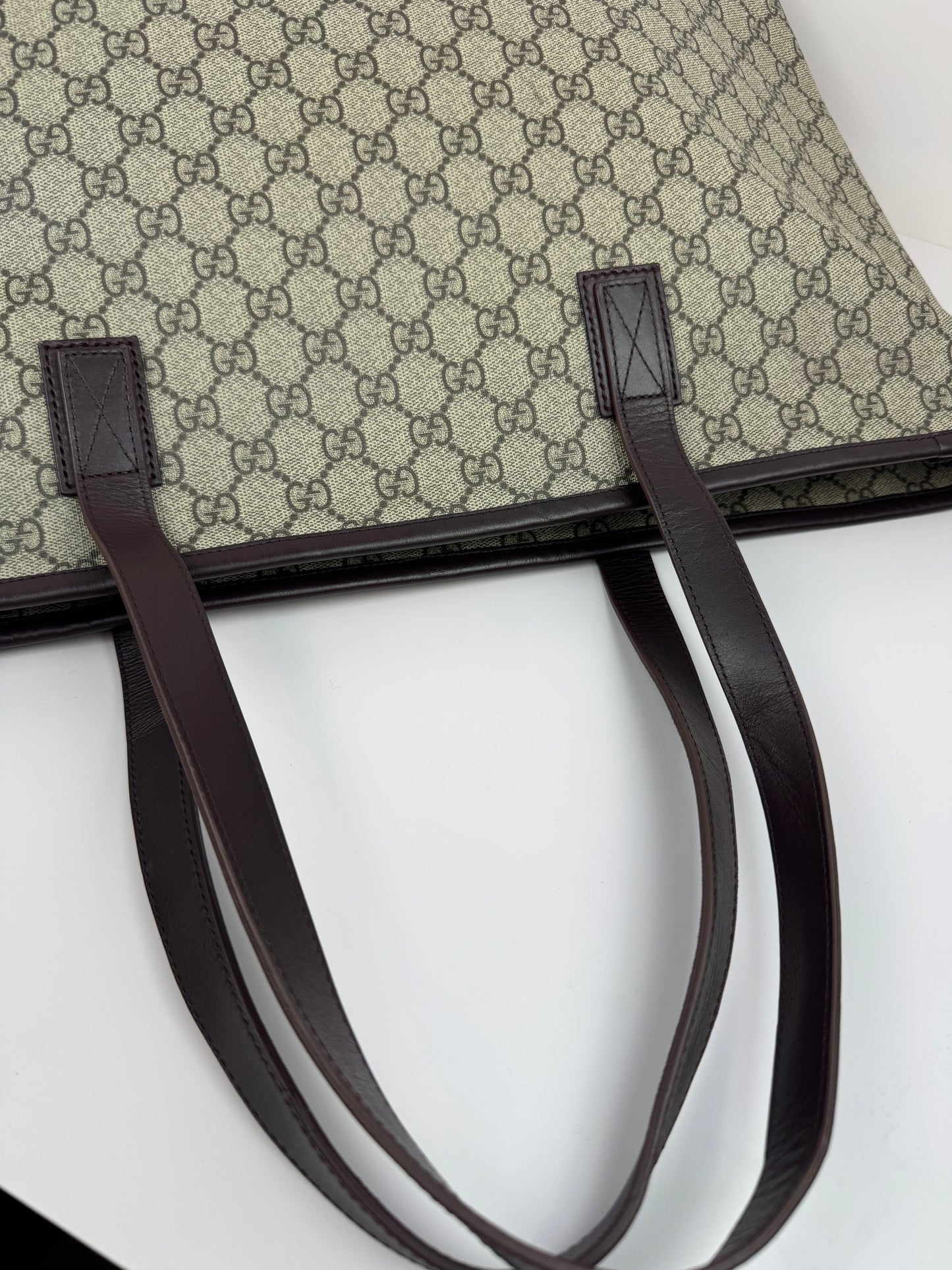 Gucci Tote Large GG Coated Canvas