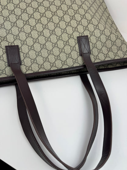 Gucci Tote Large GG Coated Canvas
