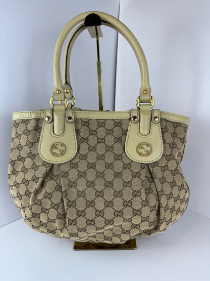 GUCCI Scarlett Studded GG Canvas Medium Monogram
