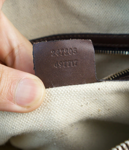 Gucci Web boston With Strap GG Canvas