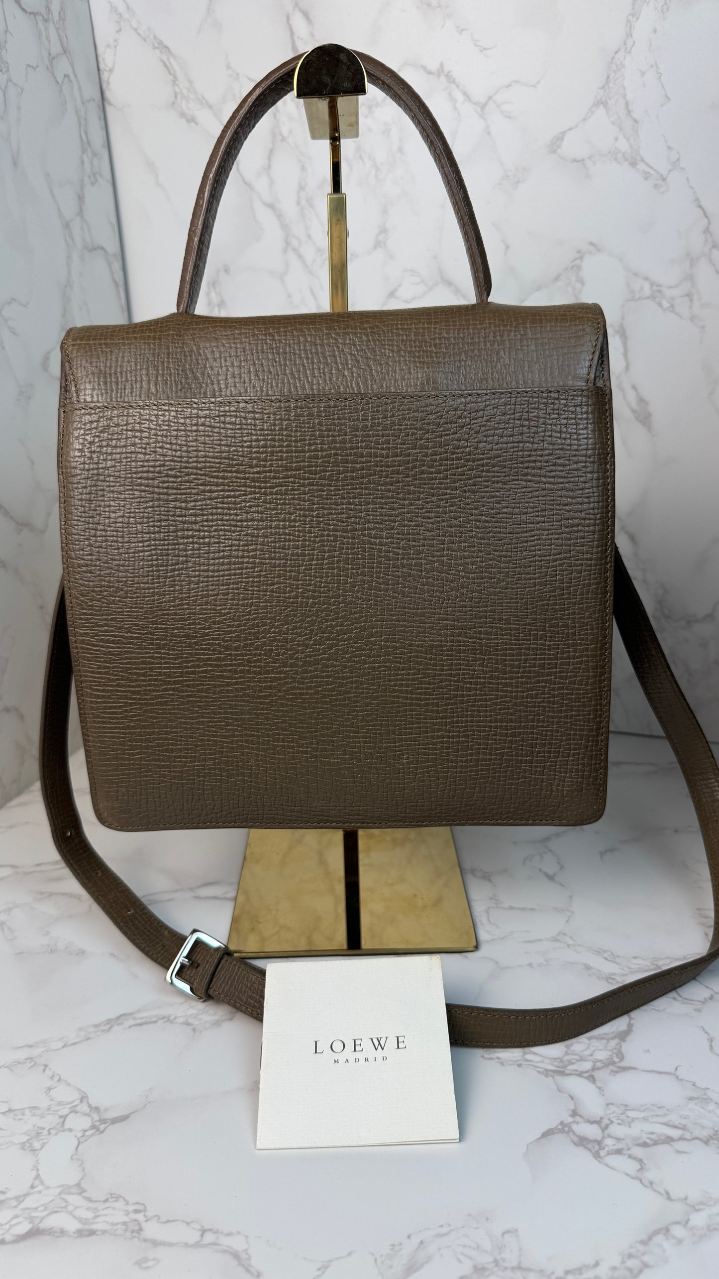 Loewe Leather Top Handle and Crossbody (Vintage)