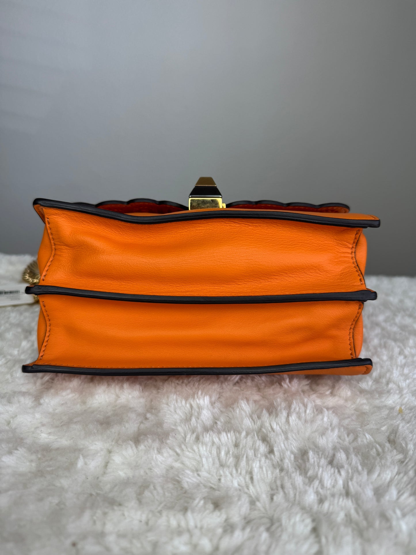 FENDI Vitello Grace Kan I crossbody Leather red