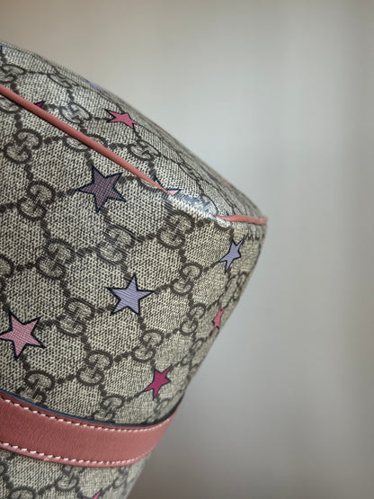 GUCCI Boston Star Limited Edition Coated canvas Pink