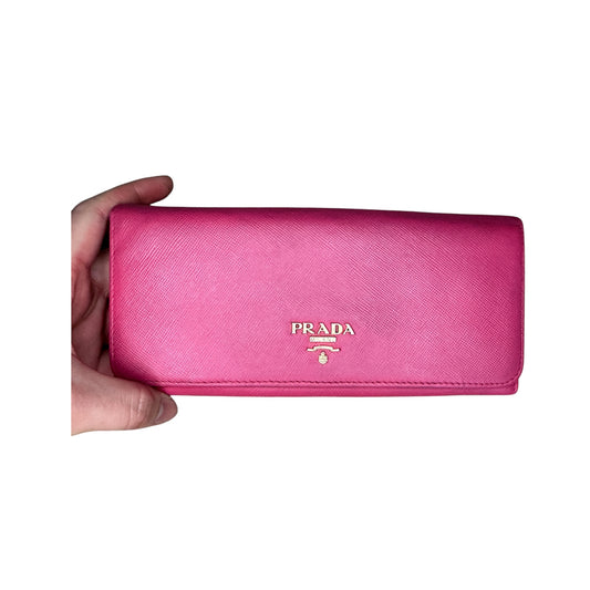 Prada Pink SaffiAno Wallet