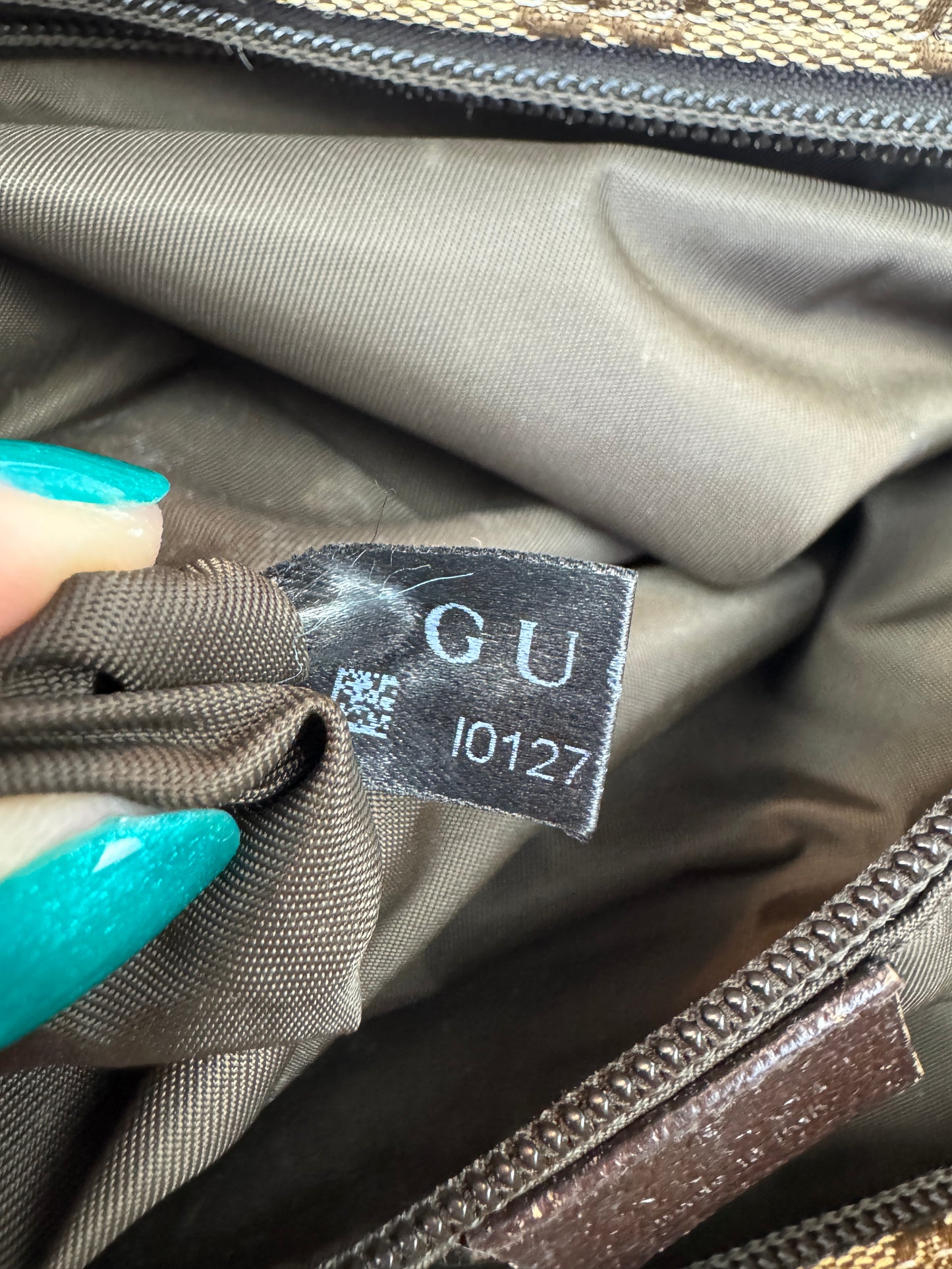 Gucci Web Stripe Diaper Tote GG Canvas