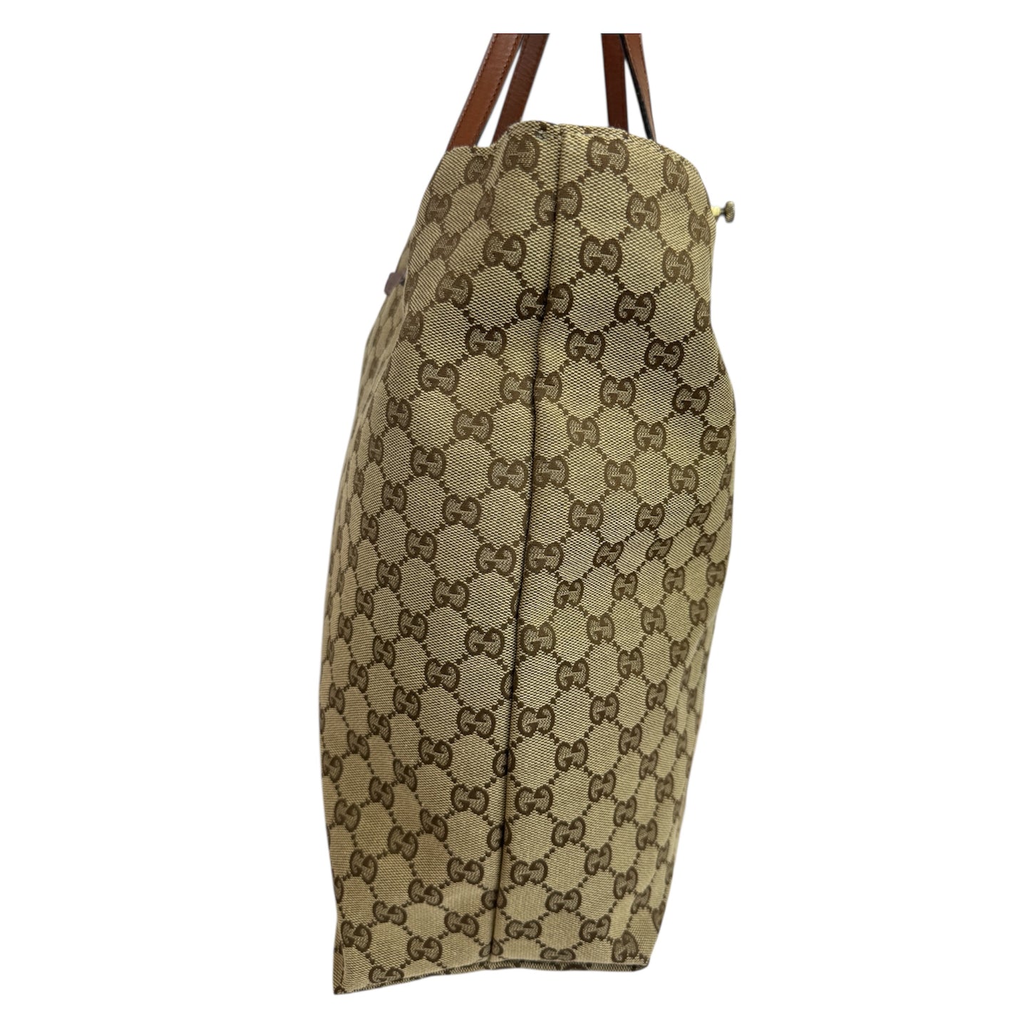 Gucci GG Canvas Tote Brown